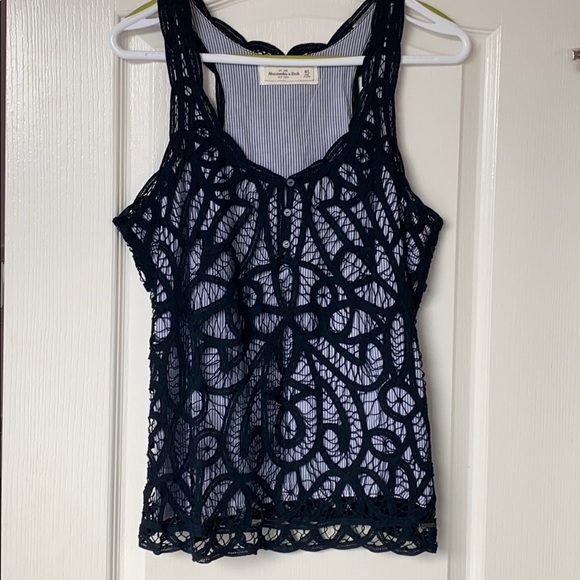 Abercrombie Lace Tank Top - Picture 1 of 4